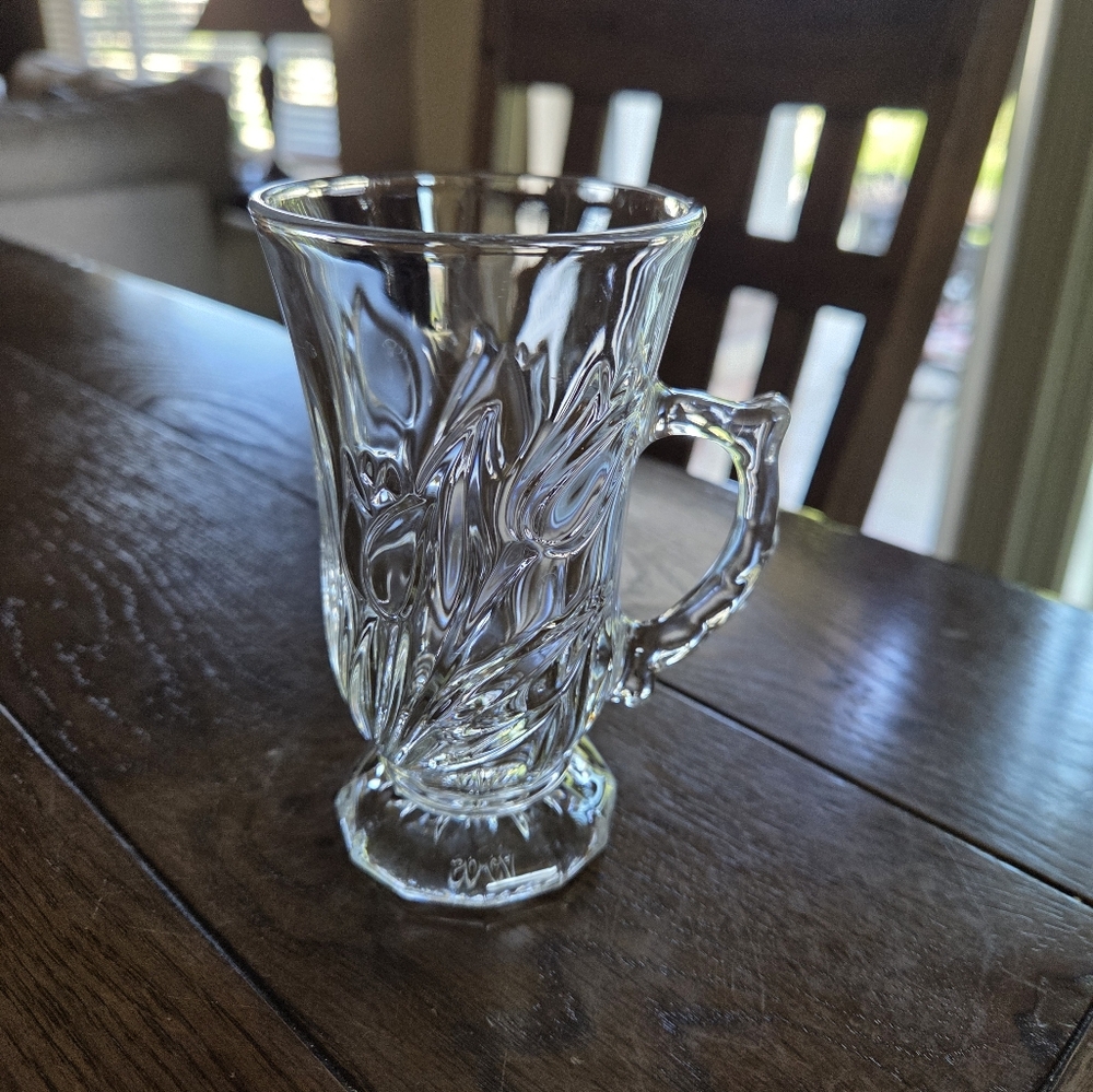 Beautiful 4oz Glass Tulip Mug Made By Soga Glass Co Japan